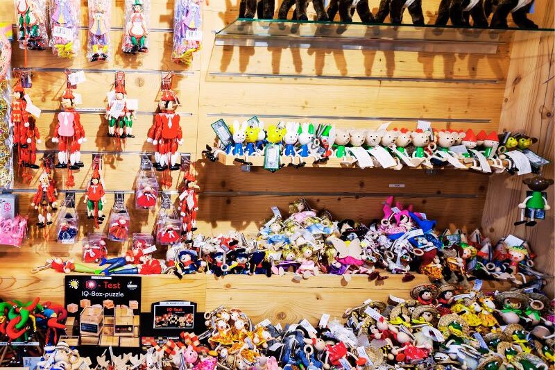 Kleine Andenken im Souvenirladen