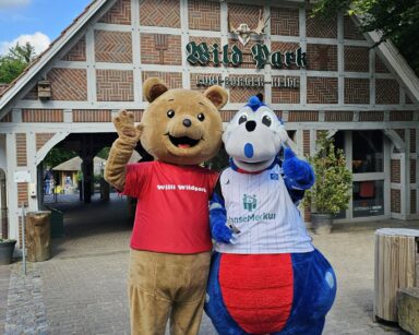 Dino Hermann zu Besuch im Wildpark