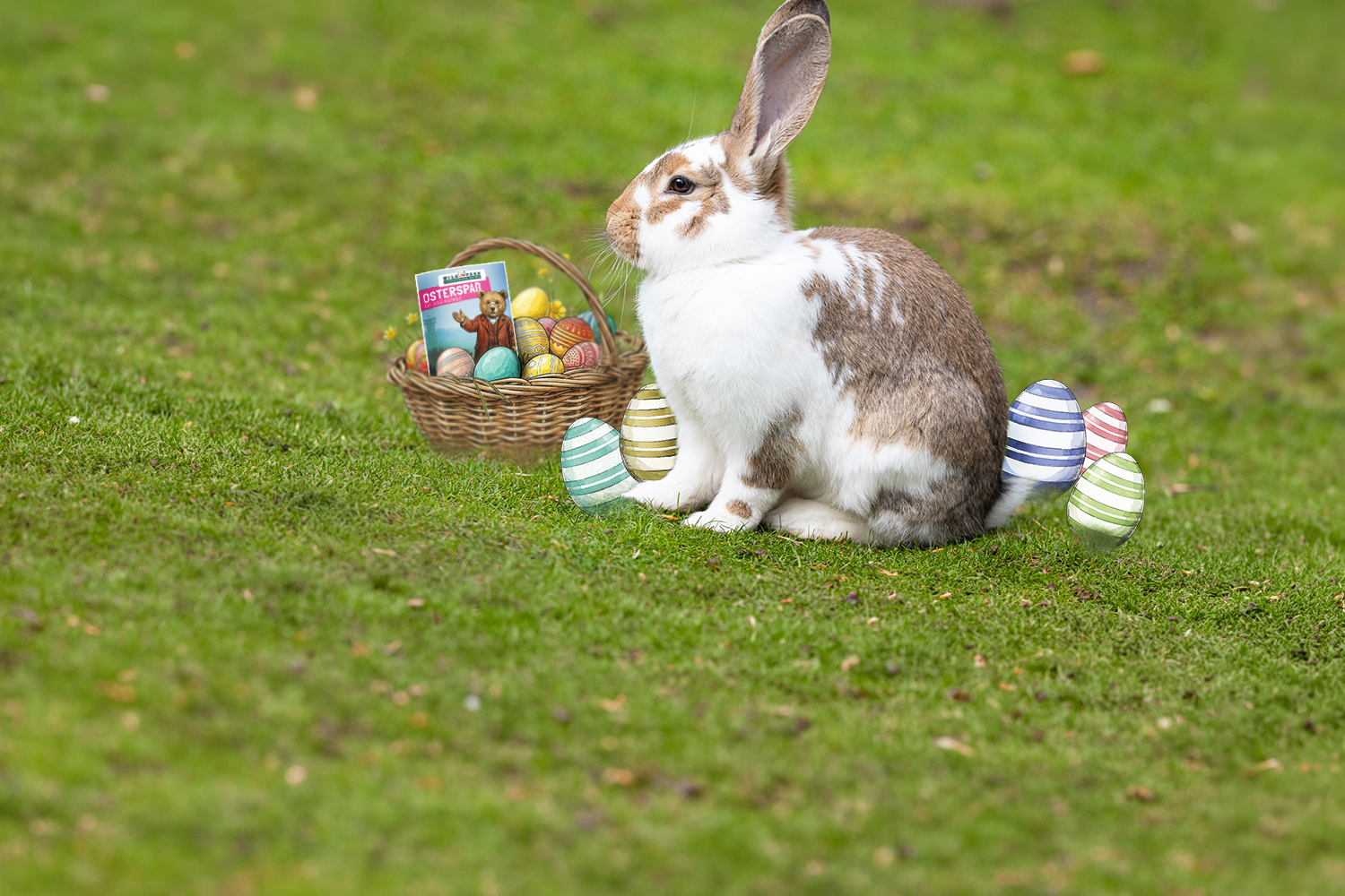Deutscher Riese am Osterkorb